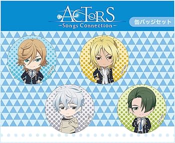 【中古】ACTORS -Songs Connection- ねんどろいどぷらす 缶バッジセット 3年生画像