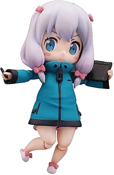 【中古】絵夢トイズ ディフォルメアクションフィギュア ふぁいどる Vol.1 エロマンガ先生 和泉 紗霧 全高約130mm PVC・ABS製 塗装済み アクションフィギ画像