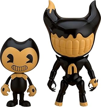 【中古】ねんどろいど Bendy and the Ink Machine ベンディー＆インクデーモン ノンスケール プラスチック製 塗装済み可動フィギュア