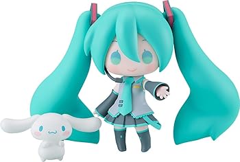 【中古】ねんどろいど 初音ミク x シナモロール 初音ミク シナモロールコラボVer. ノンスケール プラスチック製 塗装済み可動フィギュア