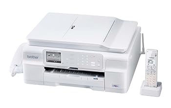 【中古】brother インクジェット印刷工練りあわせる機 MFC-J987DN FAX/子機1台付き添い人