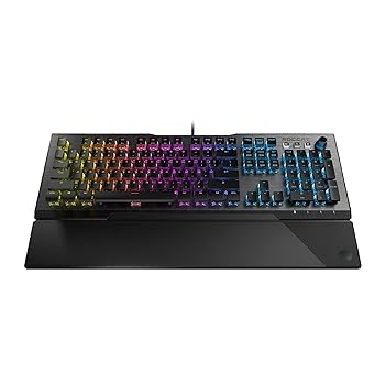 【中古】ROCCAT VULCAN 120 AIMO RGB MECHANICA L GAMING KEYBOARD (置き目引き受ける品) ROC-12-441-BN