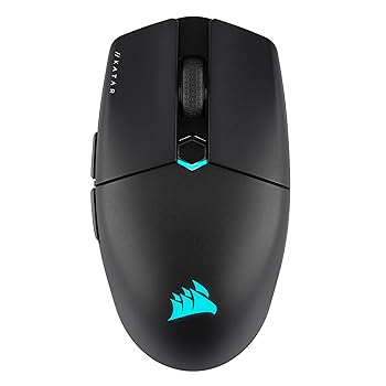【中古】CORSAIR iCUE KATAR Elite Wireless ワイヤレスゲーミングマウス 軽さ二十日鼠 脱着能力のある有線テレビ付き添い人 CH-931C111-AP 黒いこと