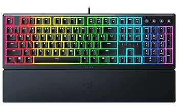 【中古】Razer レイザー Ornata V3 ゲーミングキーボード 有線 薄型 クリック感のあるメカ・メンブレンスイッチ搭載 UV コートキーキャップは耐摩耗性と 16,856円