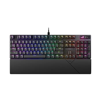 【中古】ASUS ゲーミングキーボード ROG RX オプティカルスイッチ ROG STRIX SCOPE II RX/RXRD/US/ABS 耐水性と防塵性があり、長期にわたる耐久性を実現|スカーレット2021