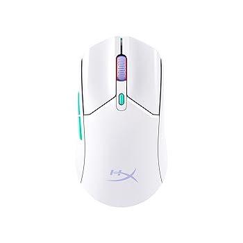 【中古】HyperX Puslefire Haste 2 Core ワイヤレス ゲーミングマウス PC向け 軽量 71g 100時間 デュアルワイヤレス (2.4GHz / Bluetooth) HyperXセンサ