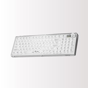 【中古】OUSEITECH X EWEADN V99 ゲーミングキーボード 澄み切った 力学的 澄み切った鍵盤 澄み切った手がかり旗がしら 99手がかり 無線電話 熱っぽいつけ替える相応う RGBバ