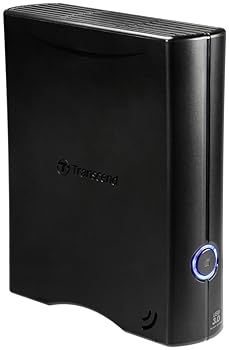【中古】Transcend USB3.0/2.0 3.5インチ 外付HDD 4TB 3年保証 TS4TSJ35T3
