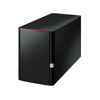 【中古】BUFFALO リンクステーション スマホ・タブレットで使える ネットワークHDD(NAS) データを守るRAID1搭載 4TB LS220D0402C|スカーレット2021