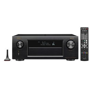 【中古】［人並み外れたに好いたらしい］Denon AV受信システム 11.2ch HEOS役立つこと/ハイレゾ音源相応う/Dolby Atmos・DTS:X・HDCP2.2 黒いこと AVR-X4300H-K