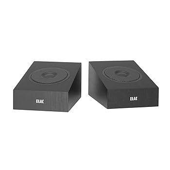 【中古】［人並み外れたに好いたらしい］ELAC Debut 2.0 A4.2 Dolby Atmosモデュール金棒引き、黒いこと (ありの実) - 0.5inのポリマーツイーター\u00264inアラミドファイバーウーファ