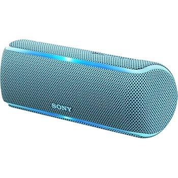 【中古】［非常に良い］ソニー ワイヤレスポータブルスピーカー SRS-XB21 : 防水・防塵・防錆/Bluetooth/専用スマホアプリ対応 ライティング機能搭載 2018年モデル ブル