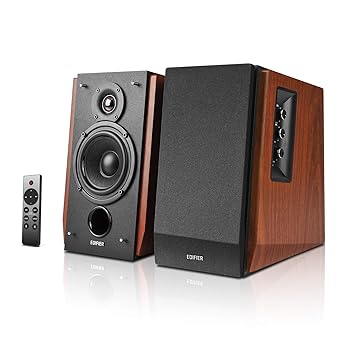 【中古】［非常に良い］Edifier R1700BTs 2ウェイ アクティブ ブックシェルフスピーカー Bluetooth V5.0，66W RMS出力，アンプ内蔵 - 0.75インチ・トゥイーターと4イン