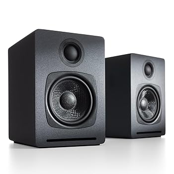 【中古】【国内置き目品】Audioengine オーディオ発動機 A1 ワイヤレス・パワードスピーカー l Bluetooth aptX相応う・16bit DACアンプリファイアー内蔵 l 有線・無線電話接