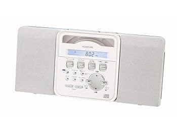 【中古】コイズミ ステレオCDシステム コンパクト 薄型 壁掛け可 ホワイト SAD-4343/W