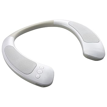 【中古】オーム電機 AudioComm Bluetoothワイヤレスネックスピーカー ホワイト 首掛け式 ワイヤレススピーカー Bluetooth ASP-W1000N-W 03-2053 OHM｜スカーレット2021