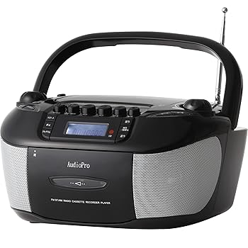 【中古】［非常に良い］とうしょう ラジカセ カラオケ対応 (CD/DVD/カセットテープ/USB/SD 再生) ラジオAM/FM 2WAY電源 マイク2本付き 軽量 コンパクト TKD-018(BL) ブ