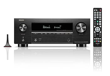 【中古】［非常に良い］デノン Denon AVR-X3800H 9.4ch AVサラウンドレシーバー 8K Ultra HD、HDR10+、IMAX Enhanced、Auro-3D、11.4chプロセッシング対応 /ブラック AV