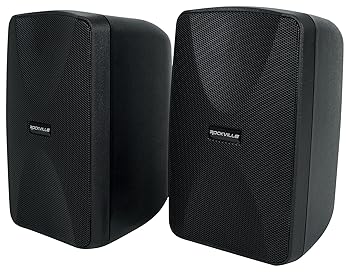 【中古】［人並み外れたに好いたらしい］Rockville 2 WET-40B 4in 70V 商用屋内/室外ウォール金棒引き 黒いこと スイ呼びりん
