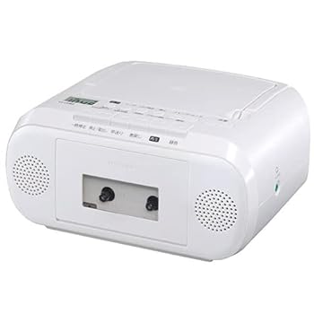 【中古】［人並み外れたに好いたらしい］TOSHIBA(東芝) TY-CDM2(W) CDラジオカセットレコーダー