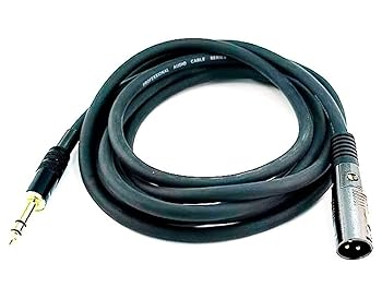 【中古】Monoprice 104765 35-feetプレミアシリーズXLRオスから1 / 4インチTRSオス16 AWGケーブル 10 Feet 104762