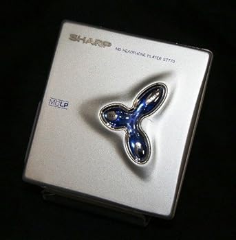 【中古】［人並み外れたに好いたらしい］SHARP せつ然たる MD-ST770-S しろがね色系 携帯型MD電気蓄音機 MDLP相応う （MD生まれ変わり専用機/MDウォークマン）