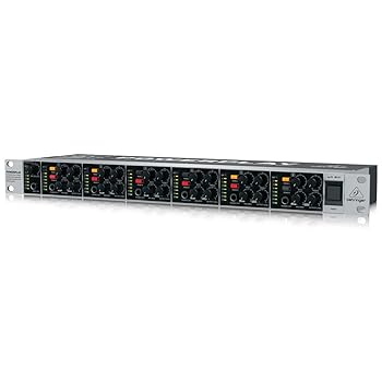 【中古】［非常に良い］Behringer ヘッドフォンアンプ 6ch 1Uサイズ 2バンドEQ搭載 HA6000