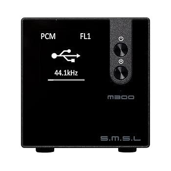 【中古】S.M.S.L M300 MKII HiFi オーディオ DAC AKM4497EQ Apt-X USB DAC デコーダー Hi-Res Bluetooth 5.0 32bit/768kHz DSD512 フルバランス最終生産物 6つ その他-TV・オーディオ・カメラ