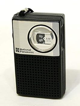 【中古】［非常に良い］National Panasonic ナショナル パナソニック 松下電器産業 R-1018 黒 AM専用ポータブルラジオ ビンテージ ヴィンテージ レトロ アンティーク