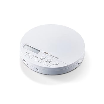 【中古】［非常に良い］ロジテック ポータブルCDプレーヤー リモコン付属 有線＆Bluetooth対応 ホワイト LCP-PAPB02WH｜スカーレット2021