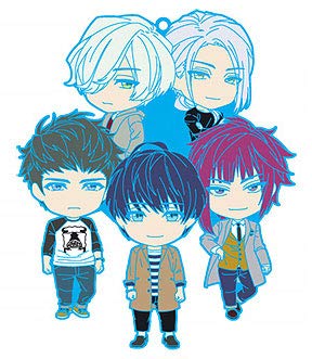 【中古】A3! ねんどろいどぷらす ユニットラバーストラップ 冬組