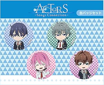 【中古】ACTORS -Songs Connection- ねんどろいどぷらす 缶バッジセット 1年生画像