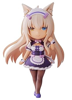 【中古】ピーエムオフィスエー(PLUM) ネコぱら ミニフィギュア100! ココナツ フィギュア 全高約100mm ノンスケール PVC製 PF195 塗装済み 完成品