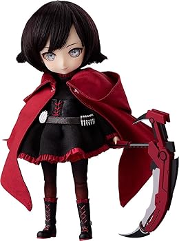 【中古】グッドスマイルカンパニー(GOOD SMILE COMPANY) Harmonia humming RWBY 氷雪帝国 ルビー ローズ 布&磁石&プラスチック製 塗装済み可動フィギュア
