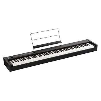 【中古】KORG(コルグ) 電子ピアノ D1 88鍵盤/初心者/日本製のRH3鍵盤/ダンパーペダル/譜面立て付属/同音連打可能 ブラック