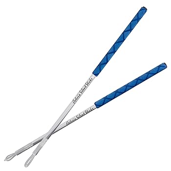 【中古】Adoro サイレントe-sticks ブルー - 静かなドラムスティック e-ドラムとドラムパッド用 - 静かなスティックは大きな接触ノイズを低減し、同時に