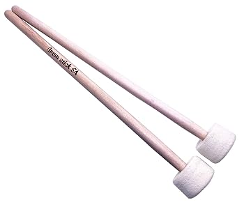 【中古】TUOREN ドラム ティンパニ マレット 15インチ パーカッション マレット スティック フェルト マレット メープルハンドル 1組｜スカーレット2021