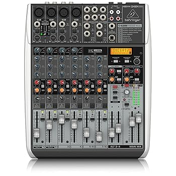 【中古】ベリンガー アナログミキサー USBオーディオインターフェース エフェクター 8ch XENYX QX1204USB|スカーレット2021