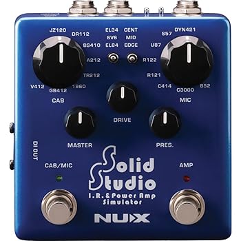 【中古】NUX NSS-5 Solid Studio IR ＆ パワーアンプシミュレーター ギターエフェクター