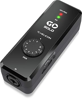 【中古】TC HELICON (ティーシー ヘリコン) モバイルオーディオ/MIDIインターフェース GO SOLO 【国内正規品】