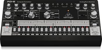 【中古】Behringer アナログドラムマシン USB/DIN MIDI対応 16ステップシーケンサー アナログディストーション搭載 RD-6-BK 黒｜スカーレット2021