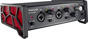 【中古】TASCAM(タスカム) US-2X2HR 2Mic, 2IN/2OUT 24bit/192kHzハイレゾ USBオーディオ/MIDIインターフェース Youtube 音楽制作 生配信 DTM|スカーレット2021