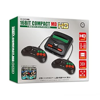【中古】(MD用互換機)16ビットコンパクトMD HD - メガドライブ互換機|スカーレット2021
