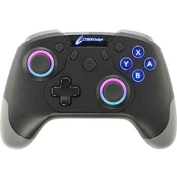 【中古】CYBER ・ ゲーミングコントローラー HG 無線タイプ ( SWITCH 用) ブラック - Switch