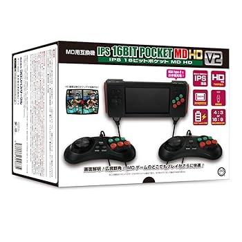 【中古】【コロンバスサークル】（MD用互換機）IPS 16ビットポケットMD HD V2 - メガドライブ互換機｜スカーレット2021