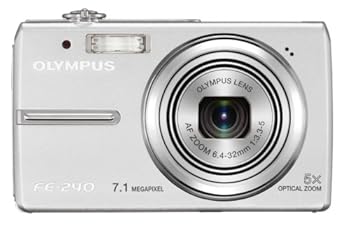 【中古】［非常に良い］OLYMPUS デジタルカメラ CAMEDIA (キャメディア) FE-240 シルバー
