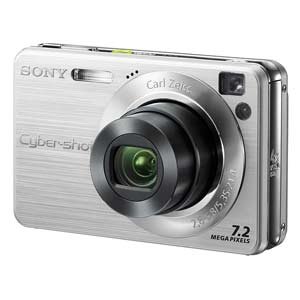 【中古】［非常に良い］SONY デジタルカメラ Cyber-Shot(サイバーショット) W110 (720万画素/光学x4/デジタルx8) シルバー DSC-W110｜スカーレット2021
