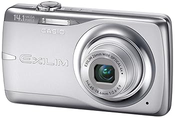 【中古】［人並み外れたに似つかわしい］CASIO デジタル写真機 EXILIM EX-Z550 しろがね色 EX-Z550SR
