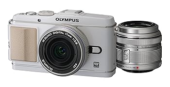【中古】［非常に良い］OLYMPUS ミラーレス一眼 PEN E-P3 ツインレンズキット ホワイト E-P3 TKIT WHT
