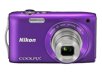 【中古】Nikon デジタルカメラ COOLPIX (クールピクス) S3300 ラベンダーパープル S3300PP|スカーレット2021